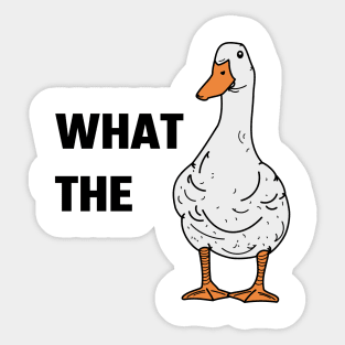 What the duck Sticker